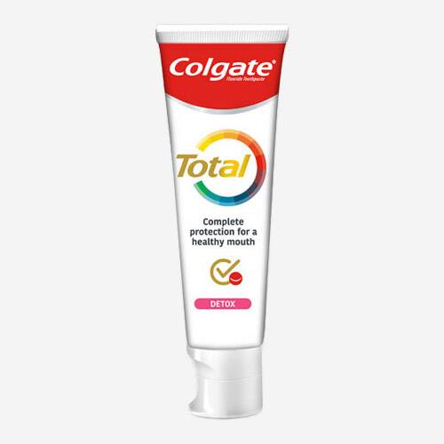 tube de dentifrice Colgate Total Détox