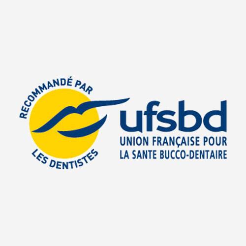 logo UFSBD, L'Union Française pour la Santé Bucco-Dentaire
