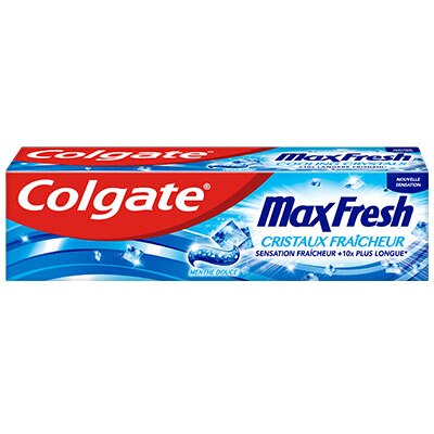 Colgate<sup>®</sup> Max Fresh<sup>®</sup>cristaux Fraîcheurs