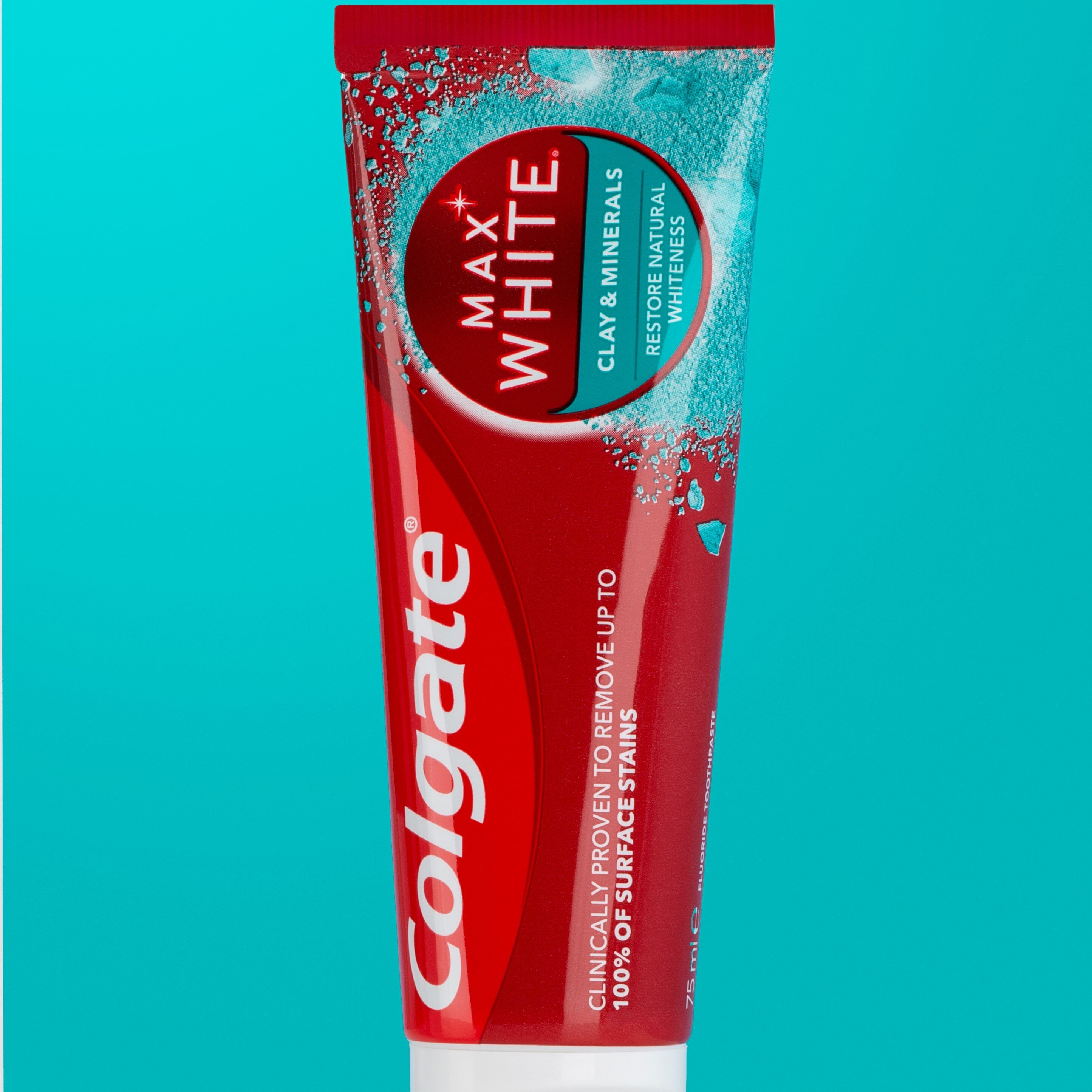 Tube de dentifrice Colgate MaxWhite Argile et minéraux