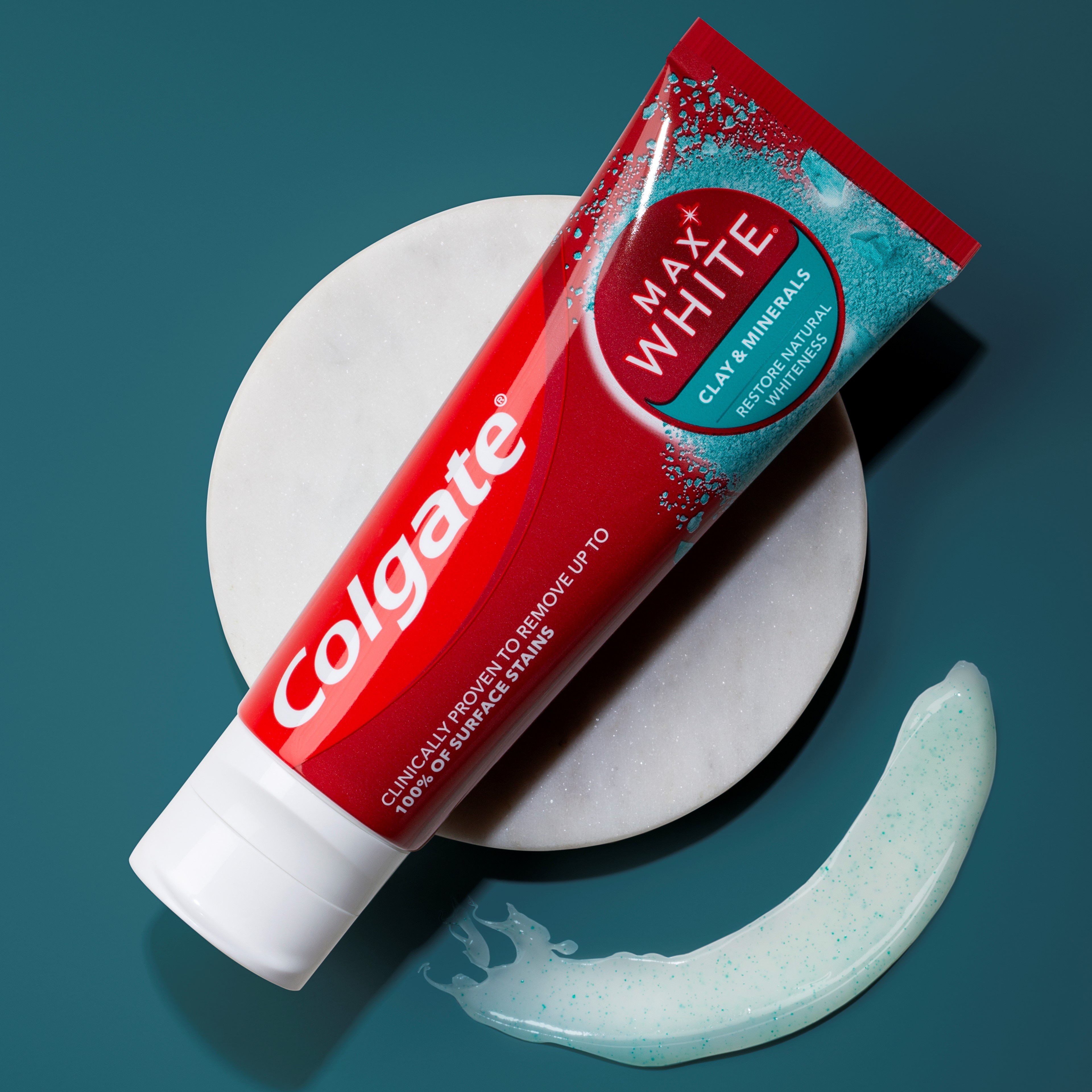 Tube de dentifrice Colgate MaxWhite Argile et minéraux