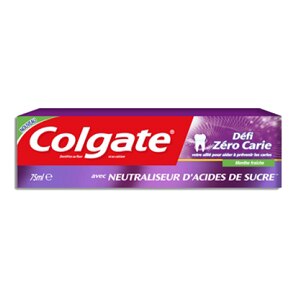 Colgate<sup>®</sup> Défi Zéro Cariementhe Fraîche