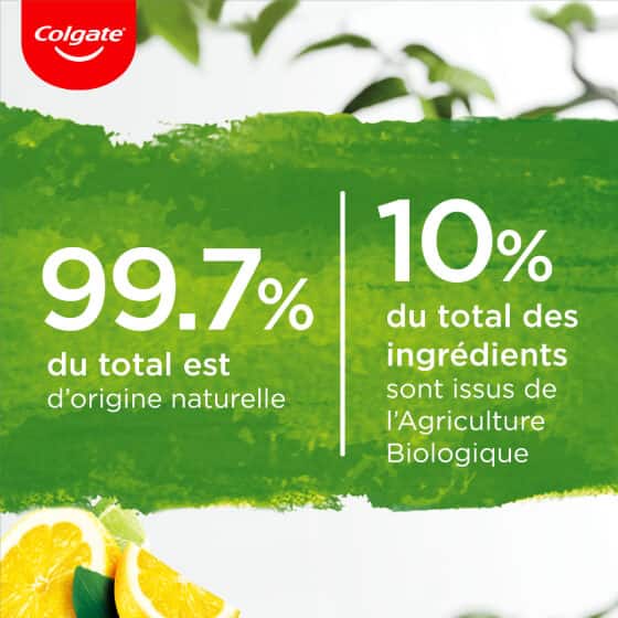 Colgate® Extraits Naturels Bio Fraîcheur Citron & Agrumes