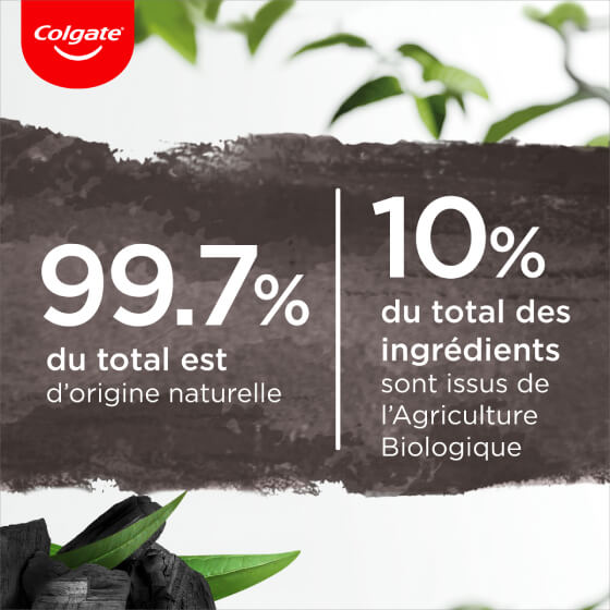 Colgate® Extraits Naturels Bio Blancheur Charbon et Eucalyptus